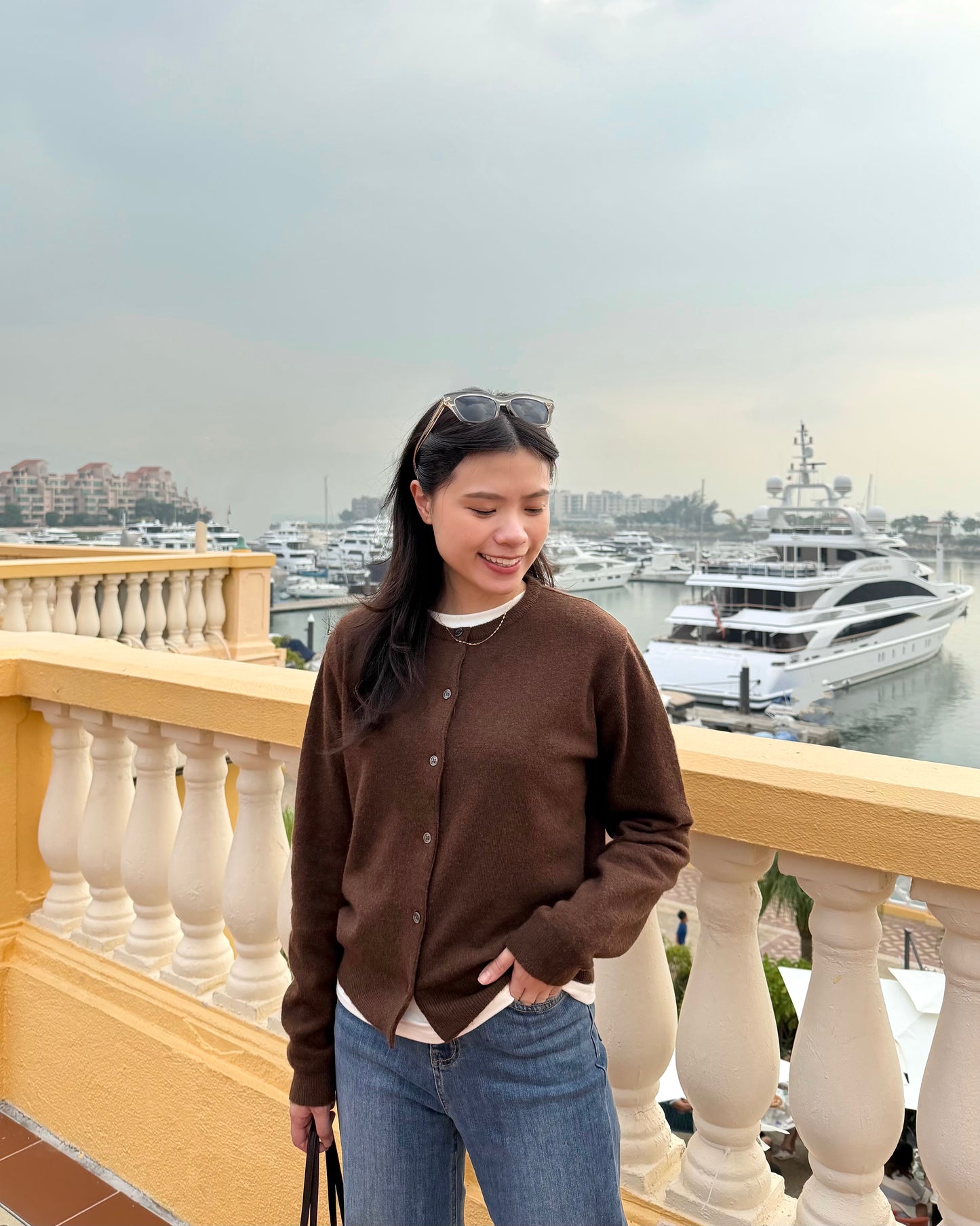 Basic寬鬆毛冷外套