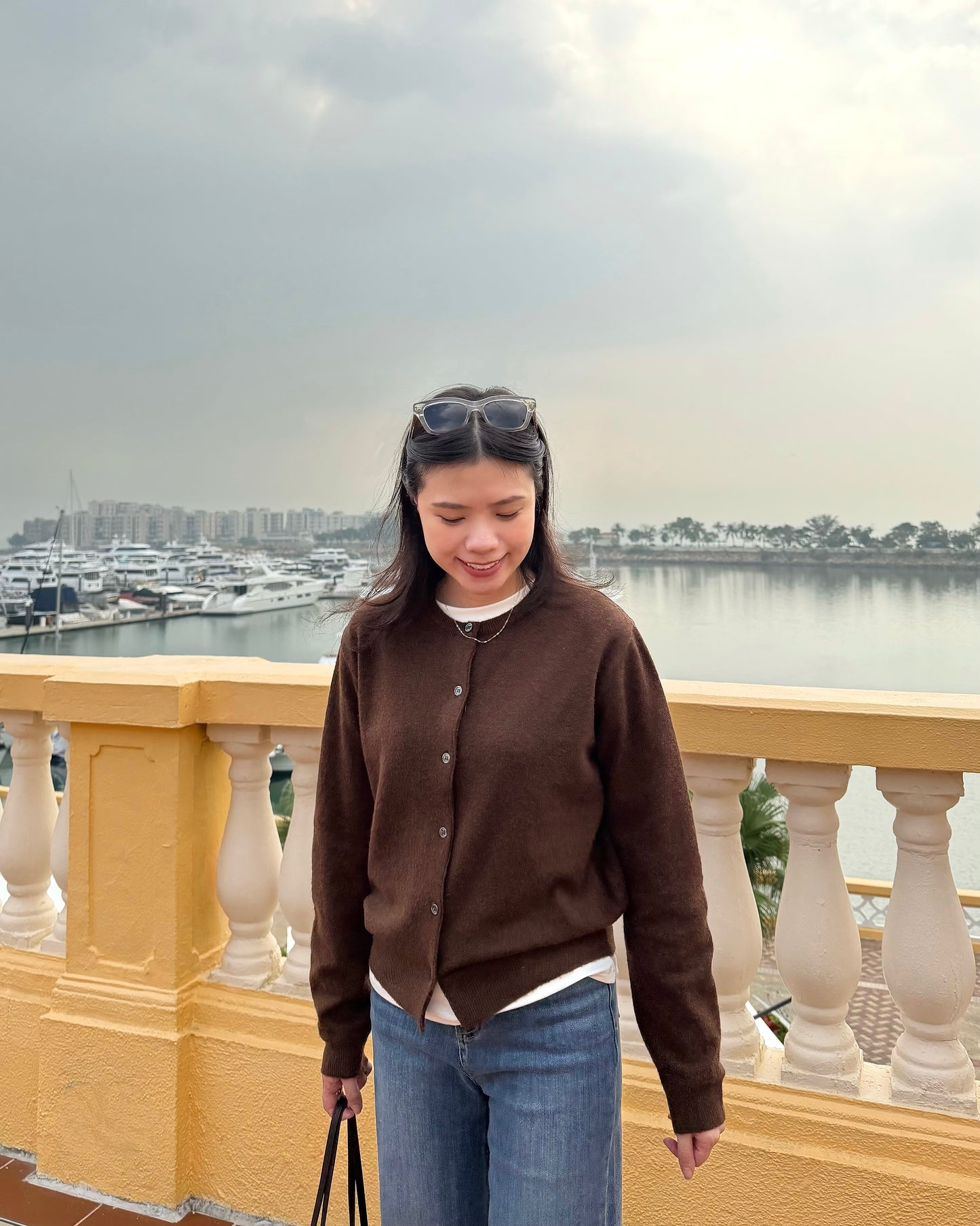 Basic寬鬆毛冷外套