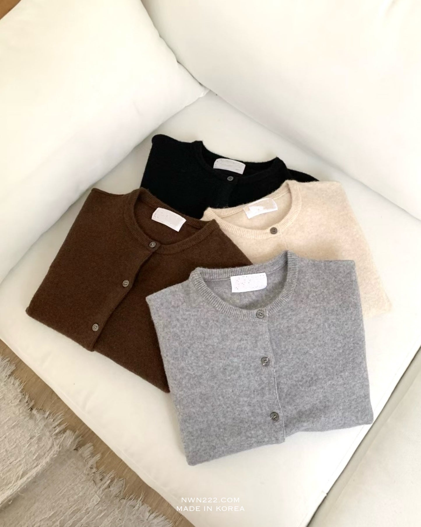 Basic寬鬆毛冷外套