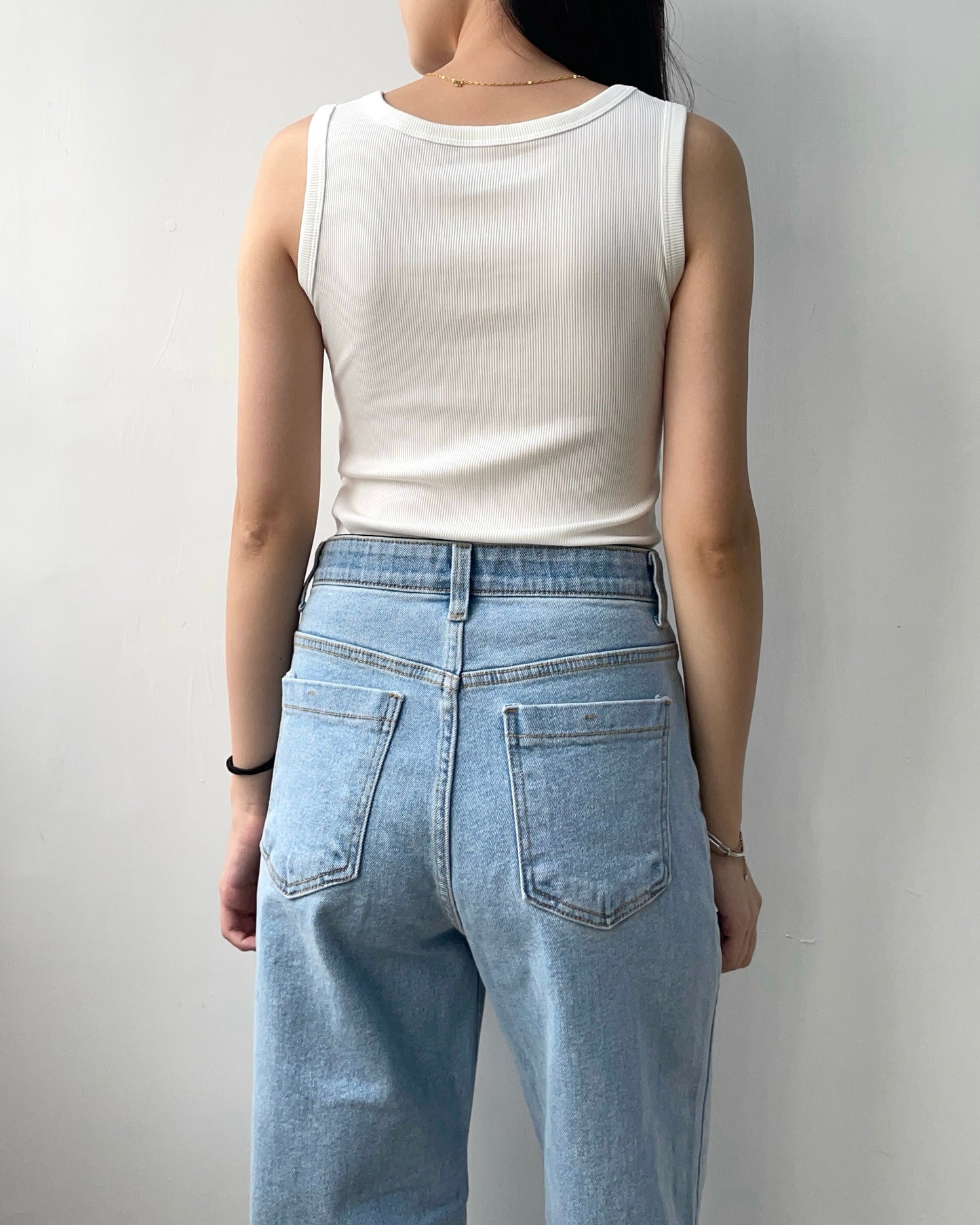 斜明線背心Bra Top
