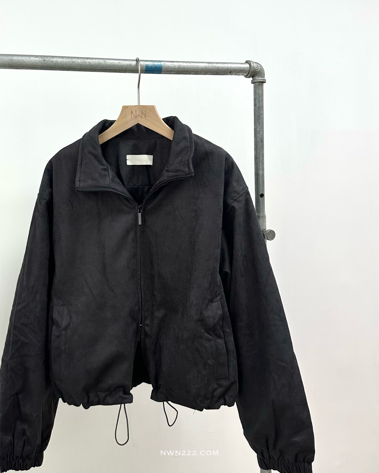 霧面雙拉鍊短外套