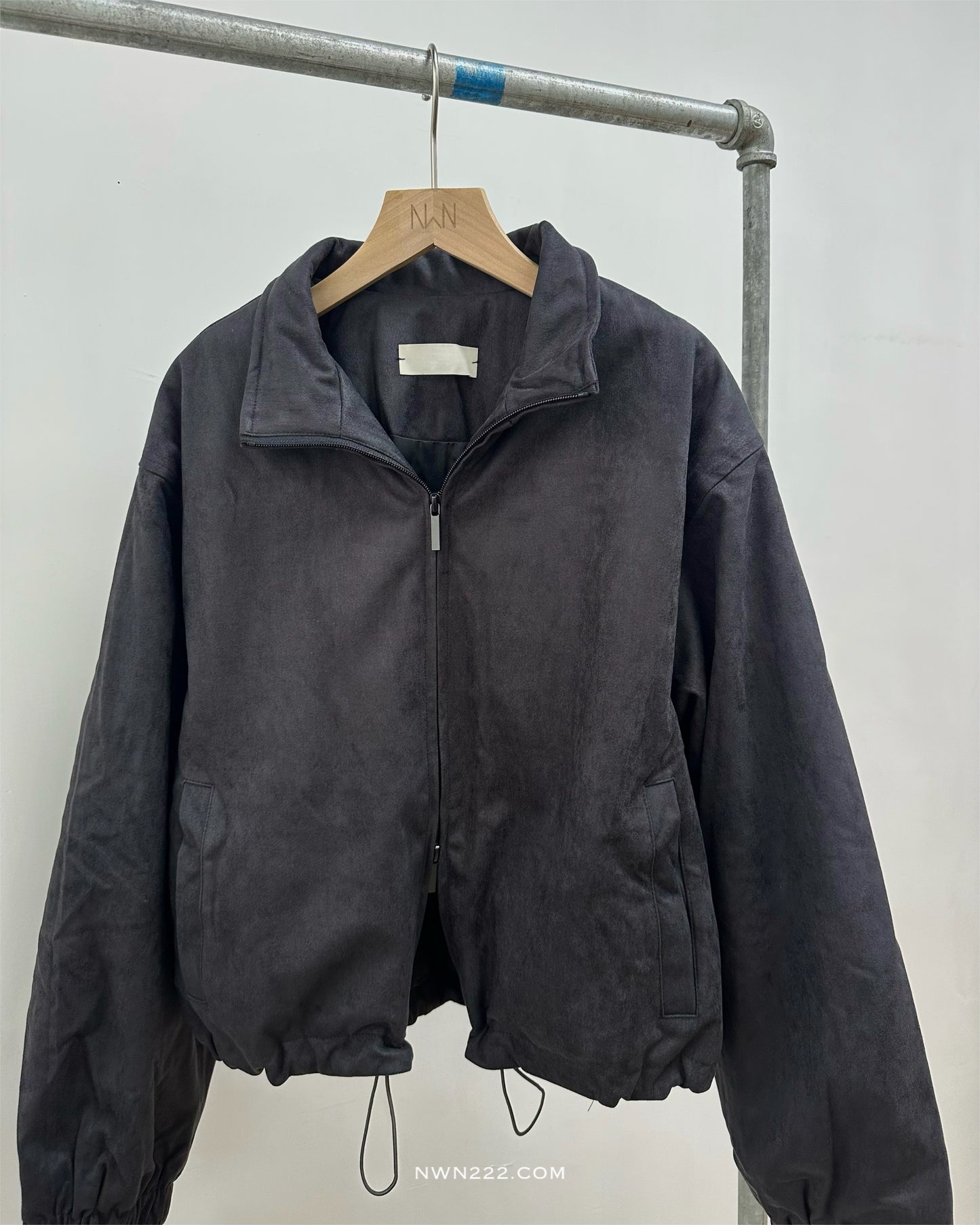 霧面雙拉鍊短外套