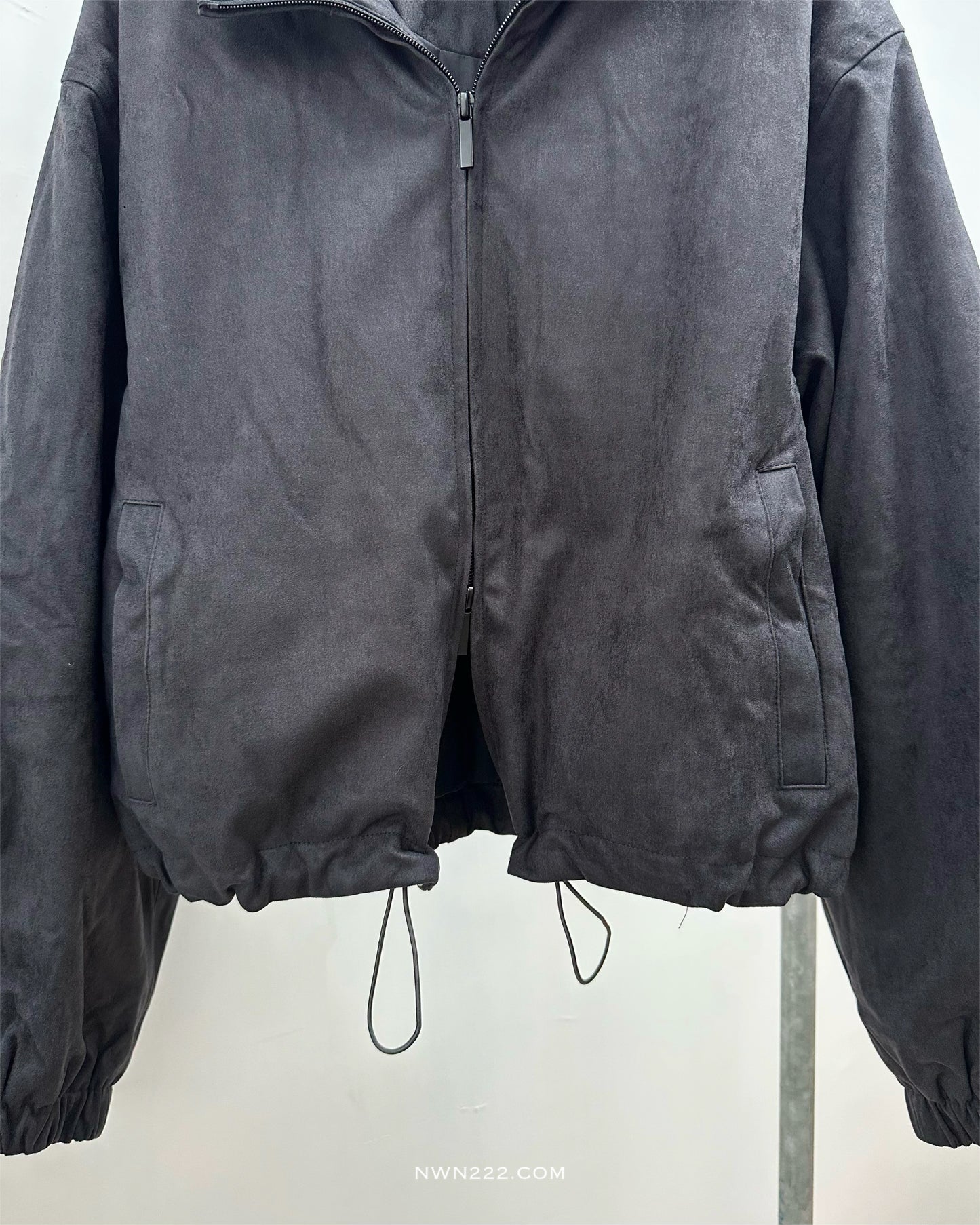 霧面雙拉鍊短外套