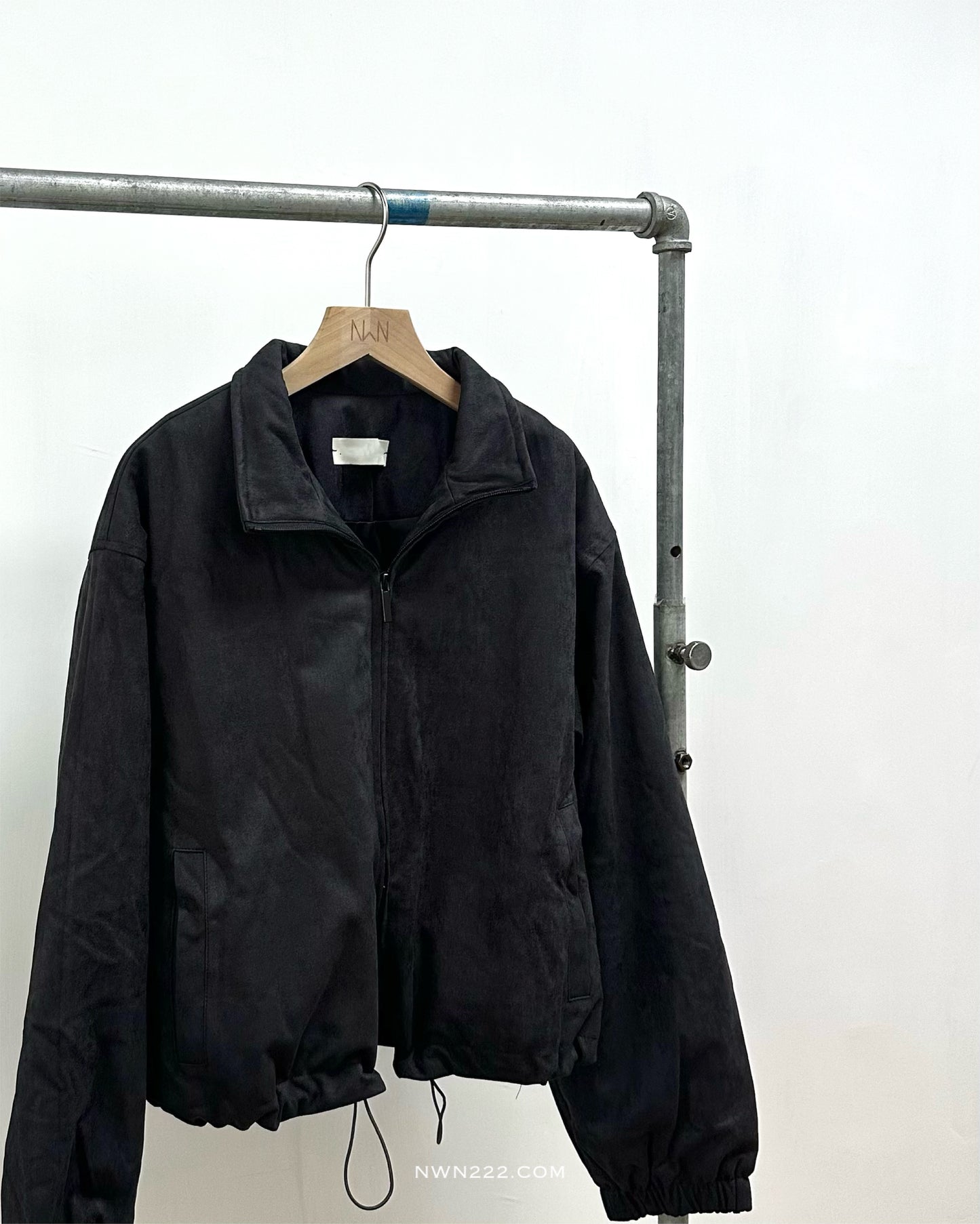 霧面雙拉鍊短外套