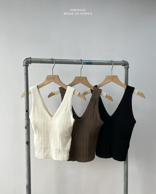 雙V直紋Bra Top