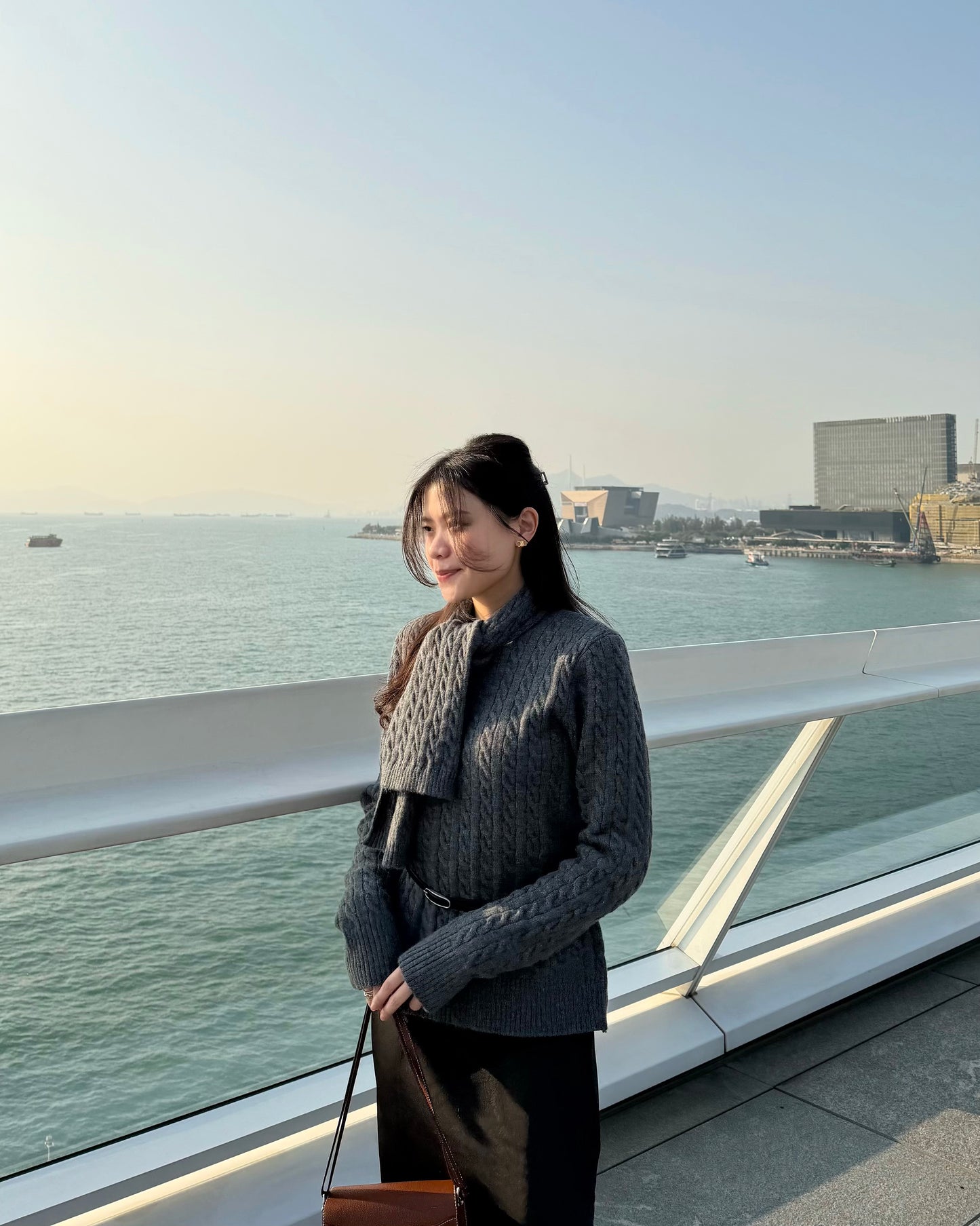 Embossed satin slit midi skirt