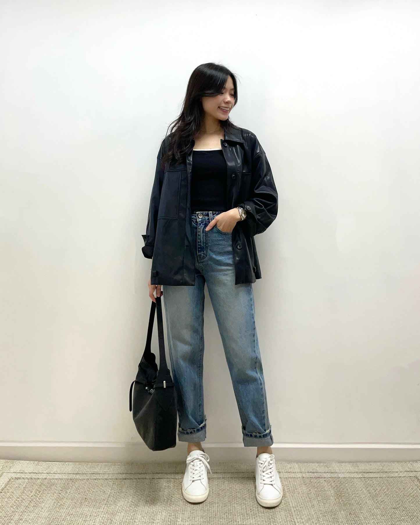 洗水九分直筒長牛