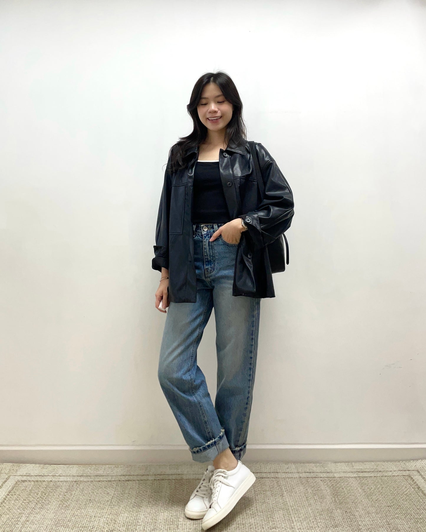 洗水九分直筒長牛