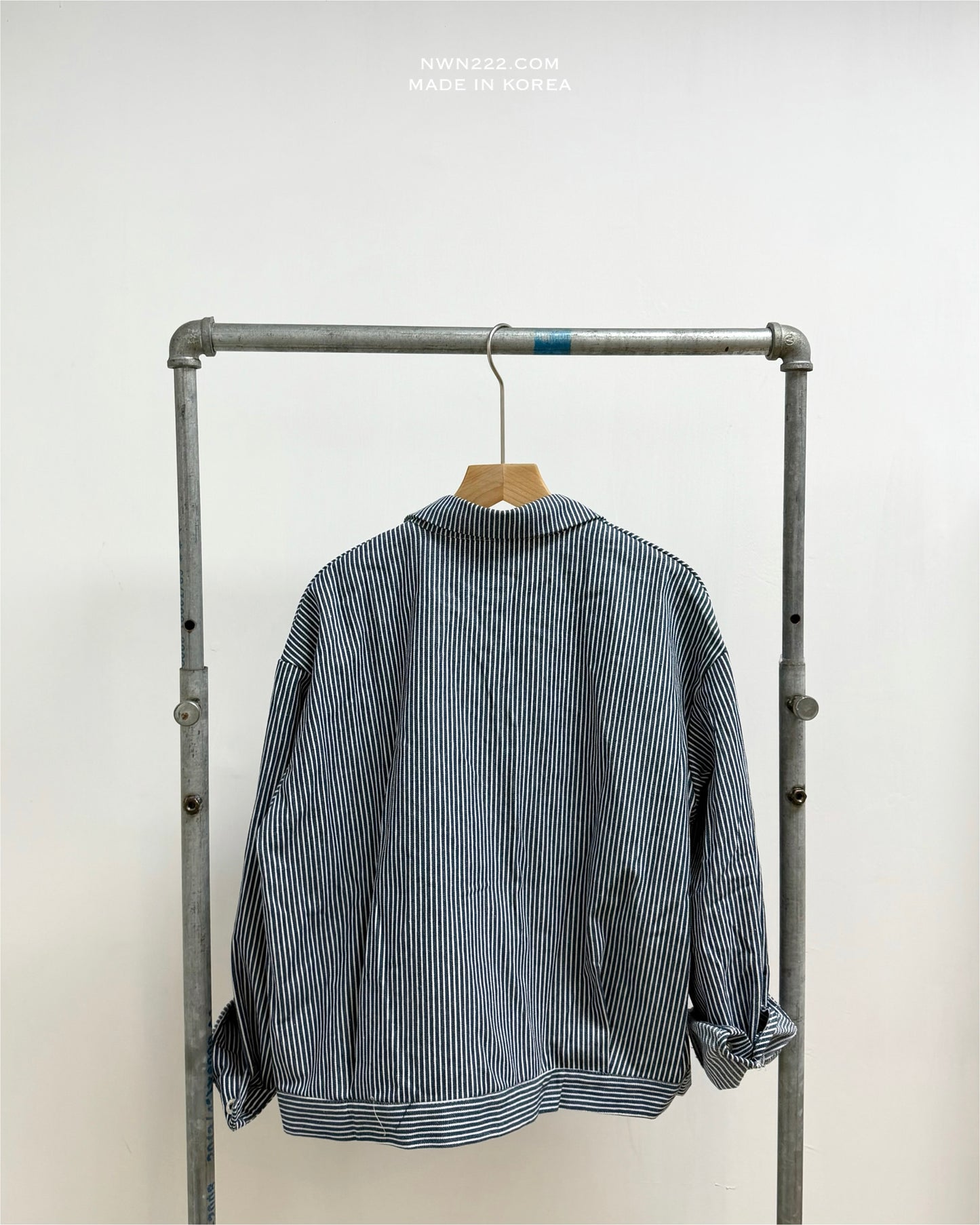 直間紋薄牛仔外套