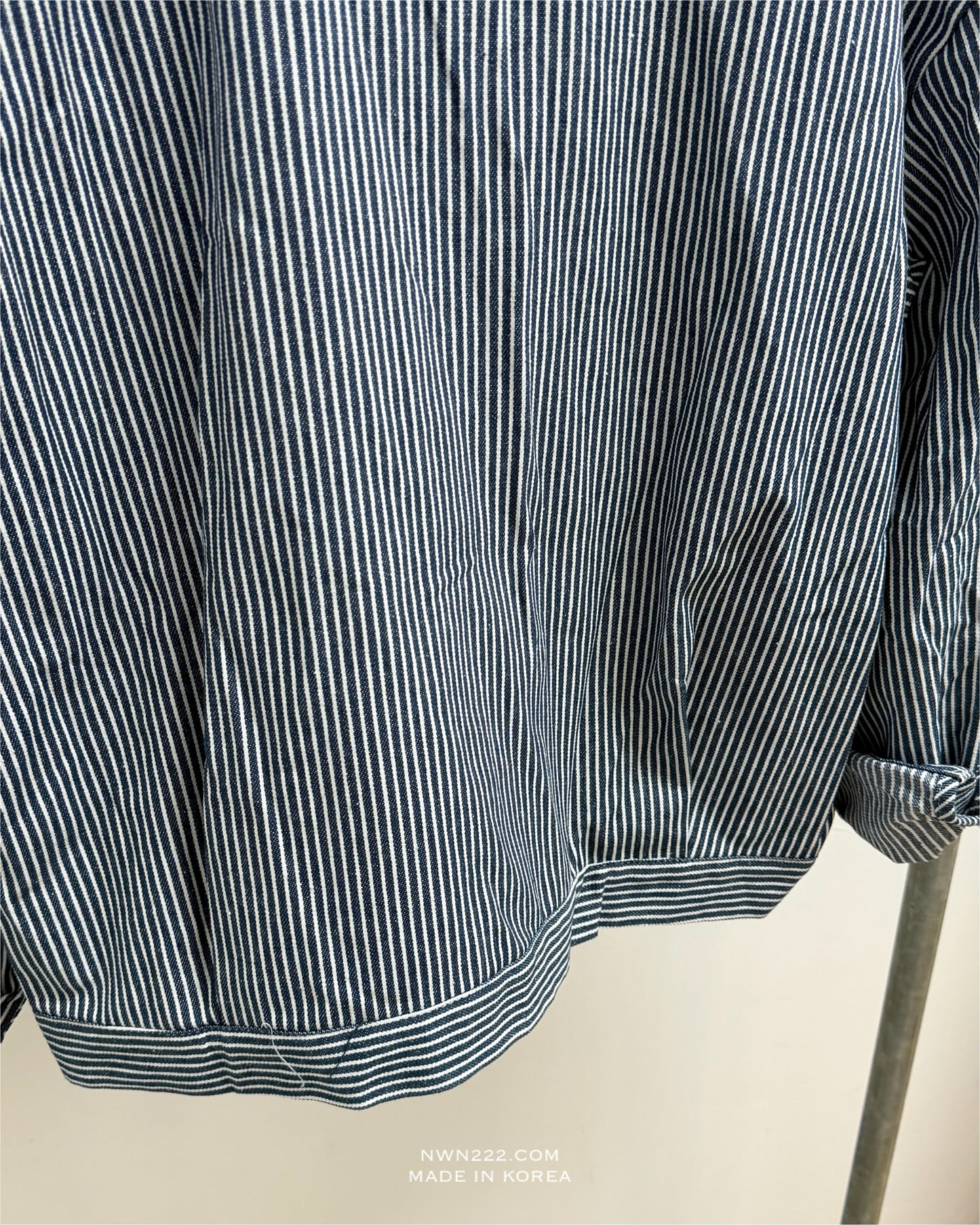 直間紋薄牛仔外套