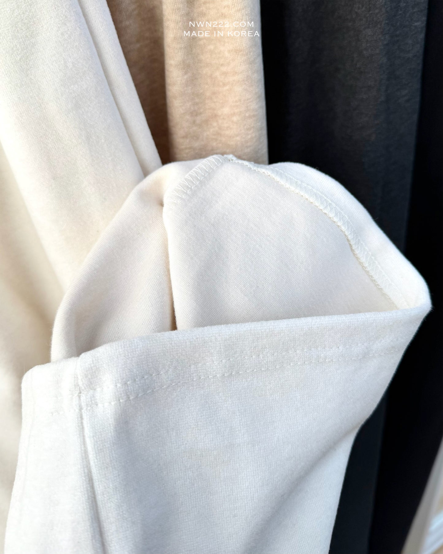 《現貨》磨毛面直筒寬褲